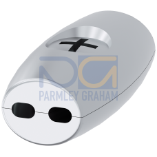 Rope clamp egg-shape, 3 mm