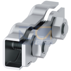 Rope clamp, duplex, 4 mm, packaging as set (4 units)