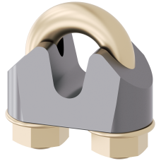 Rope clamp, 5 mm, packaging as set (4 units)
