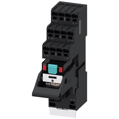 Plug-in relay complete unit 2 W, 230 V AC LED module red Socket with logic isolation Spring-type ter