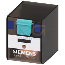 Plug-in relay, 4 changeover contacts 125 V DC, 6 A, Width 22.5 mm  for LZS sockets