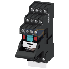 Plug-in relay complete unit 4 W, 230 V AC LED module red Socket with logic isolation screw terminal
