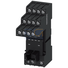Plug-in socket for PT relay 4 changeover contacts with logic isolation screw terminal