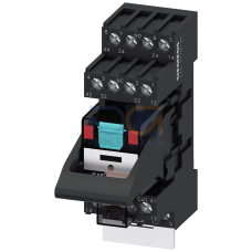 Plug-in relay complete unit 4 W, 115 V AC LED module red Standard plug-in socket screw terminal 3.5