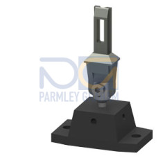 stainless steel actuator, universal radius actuator heavy duty version vertical and horizontal adjustable, length = 77 mm for position switch wit...