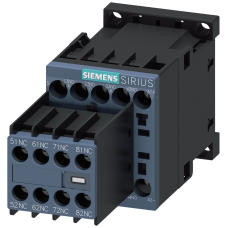 Contactor relay with auxiliary switch 125 V DC Size S00, screw terminal, 4 NC basic unit / EN