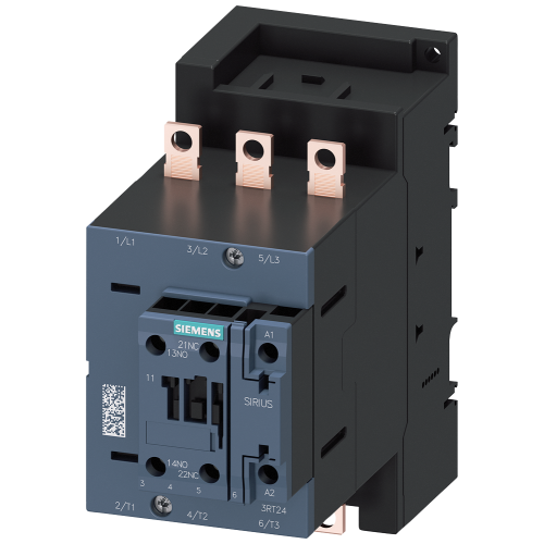 contactor AC-1, 140 A, 690 V / 40 &Acirc;&deg;C, 3-pole, 20-33 V AC/DC, 50/60 Hz, with integrated varistor, auxiliary contacts: 1 NO + 1 NC, main circuit: without box terminal, control and auxiliary circuit: 