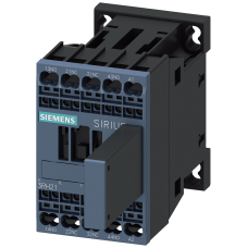 Contactor relay, 2 NO + 2 NC, 230 V AC, 50 / 60 Hz, Size S00, Spring-type terminal with RC element plugged on upright mounting position