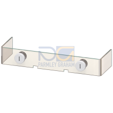 Terminal cover, short for screwed connection between contactor 3TF68 and converter 3UF18 68-3F