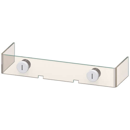 Terminal cover, short for screwed connection between contactor 3TF68 and converter 3UF18 68-3F