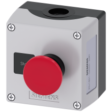 Enclosure for command devices, 22 mm, round