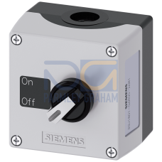 Enclosure for command devices, 22 mm, round