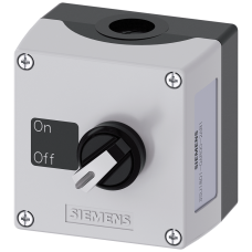 Enclosure for command devices, 22 mm, round