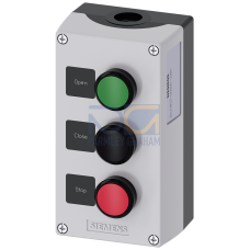 Enclosure for command devices, 22 mm, round