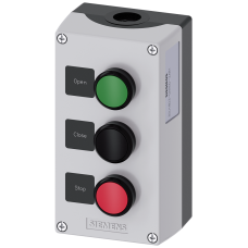 Enclosure for command devices, 22 mm, round