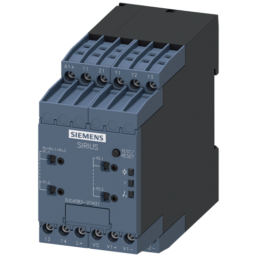 Analogically adjustable insulation monitoring relay, up to 400 V AC, 15-400 Hz, up to 600 V DC, 2 CO, 24-240 V AC/DC, spring-loaded terminal