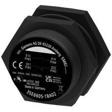 Magnet switch Contact block, round M30 Contact elements 1 NC/1 NO with M12 connector 4-pole Pin1=21,