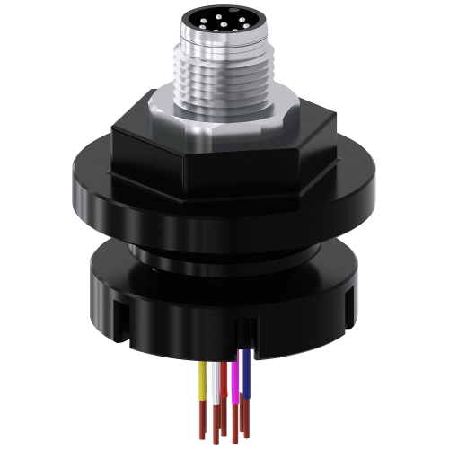 Adapter M12 connector male for M20/M25