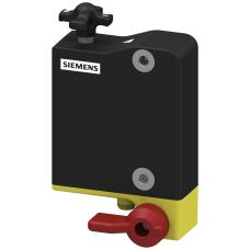 Safety switch, plastic, with escape release, red lever, 24 V DC