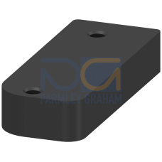 mounting plate for RFID safety switch with tumbler 3SE64. for doors that are flush with the door frame.