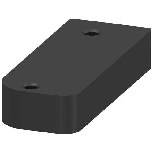 mounting plate for RFID safety switch with tumbler 3SE64. for doors that are flush with the door frame.