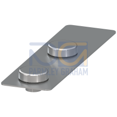 Protection plate made of aluminum as masking plate for 3SE64 RFID actuator