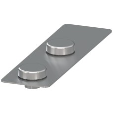 Protection plate made of aluminum as masking plate for 3SE64 RFID actuator