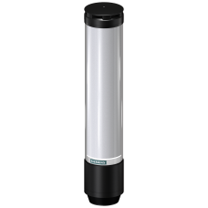 electronically configurable signaling column, IO-Link, 15 segments, with acoustics, M12 plug, 4-pole