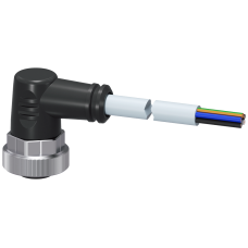 Power line 7/8" for 24 V connected and unconnected assembled with 1 x 7/8" angled on one side, 1.5 m