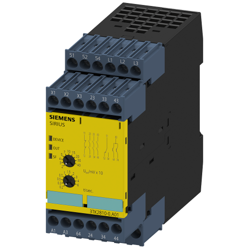 SIRIUS safety relay safety-oriented Standstill monitoring 230 V AC, 45 mm screw terminal EC instanta