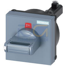 Door-coupling rotary operating mechanism for circuit breaker size S00...S3, black only handle (without trip) and coupling driver