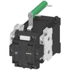 Contactor, Size 2, 2-pole, for railway applications DC-3 and 5, 7.5 A at 750 V 24 V DC Auxiliary con