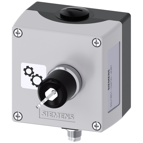 Enclosure for command devices, 22 mm, round