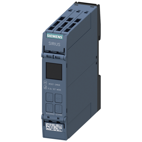 digital monitoring relay current, active current, voltage, cos-phi and performance monitoring up to 690 V AC/DC up to 10 A supply voltage 24 ... 240 V AC/DC, 50 .. 60 Hz ON delay and tripping delay 0