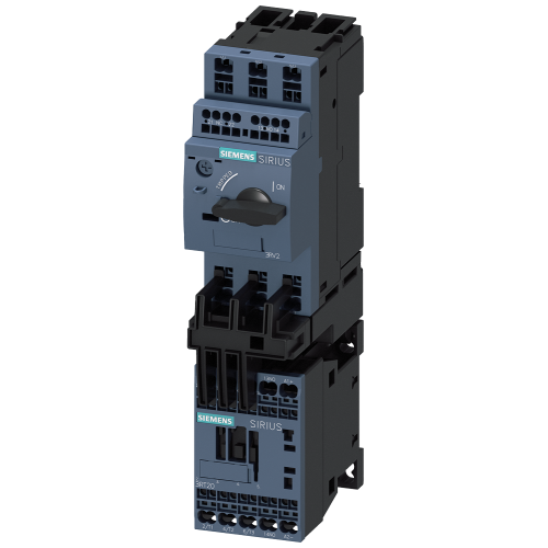 Load feeder fuseless, Direct-on-line starting 400 V AC, Size S00 0.45...0.63 A 24 V DC Spring-type terminal for installation on standard mounting rail (also fulfills type of coordination 1) Type of c