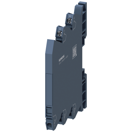 output coupler with integrated relay, 24 V AC/DC, 1 change-over contact, screw terminal, width 6.2 mm, thermal current 6 A