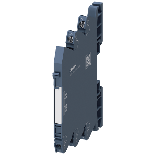 output coupler with plug-in relay, 24 V DC, 1 change-over contact, screw terminal, width 6.2 mm, thermal current 6 A, hard gold-plated