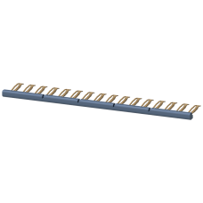 connecting comb for connecting identical potentials, current-carrying capacity for infeed max. 10 A, 16-pole