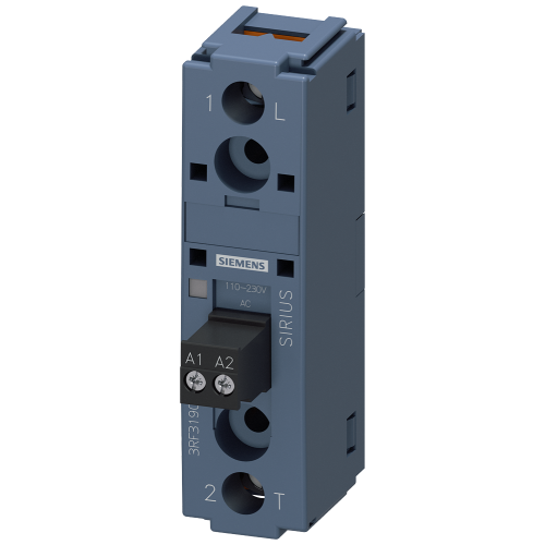 semiconductor relay, 1-pole 3RF3 for use with heat sinks width 22.5 mm, 90 A 24-230 V / 110-230 V AC screw terminal