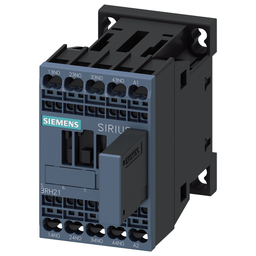 Contactor relay, 4 NO, 230 V AC, 50 / 60 Hz, Size S00, Spring-type terminal