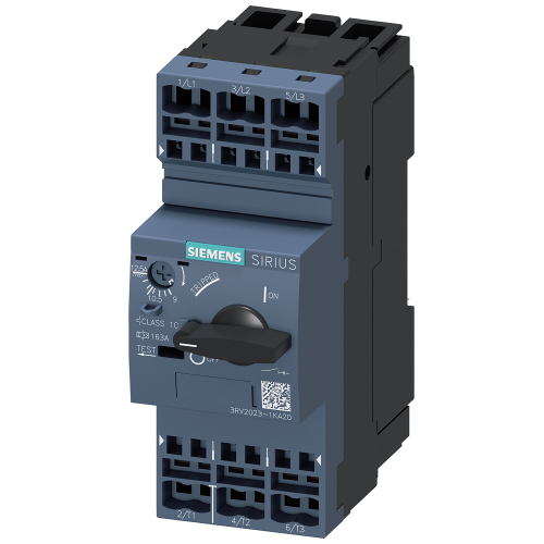 Circuit breaker, S0, motor protection, Class 10, thermal overload release 9-12 A, short-circuit release 163 A