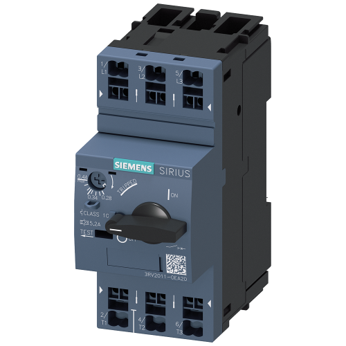 Circuit breaker, S00, motor protection, Class 10, A-release 0.28-0.4 A, short-circuit release 5.2 A