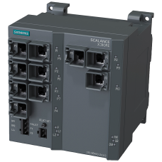 SCALANCE X310FE, managed plus IE switch, 10x 10/100 Mbit/s RJ45 ports, LED diagnostics, error-signal