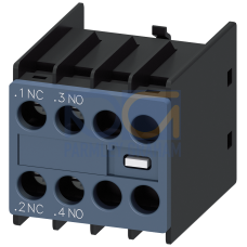Auxiliary switch 1 NO+1 NC current paths: 1 NC, 1 NO for contactor relays/motor contactors S00/S0