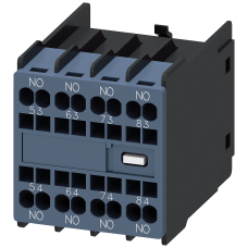 Auxiliary switch 4 NO, current paths: 1 NO, 1 NO, 1 NO, 1 NO for contactor relays, S00