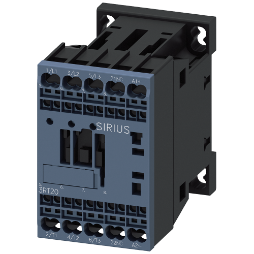 Contactor, AC-3, 7 A/3 kW/400 V, 3-pole, 24 V DC, function module optional, 1 NC, spring-type terminal