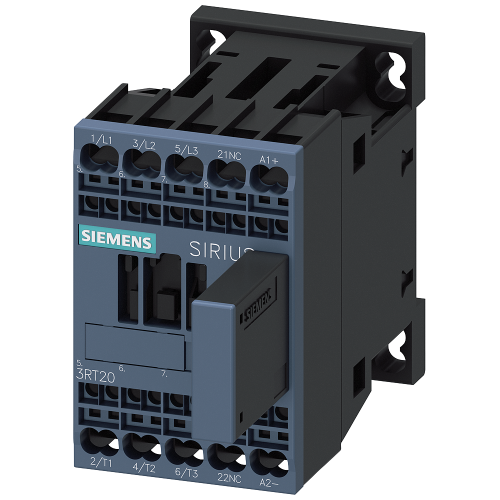 power contactor, AC-3 12 A, 5.5kW / 400 V 1 NC, 24 V DC 0.85-1.85* US, with varistor plugged on, 3-