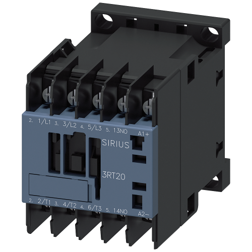 Power contactor, AC-3 9 A, 4kW / 400 V 1 NO, 24 V DC 3-pole, Size S00 ring cable lug connection