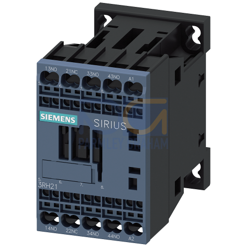 Contactor relay, 3 NO + 1 NC, 110 V AC, 50 Hz, 120 V, 60 Hz, Size S00, Spring-type terminal