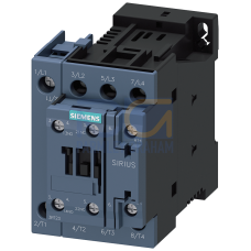 Contactor, 4 NO, AC-1: 35 A 110 V DC, 4-pole, 4 NO, Size S0, Screw terminal 1 NO + 1 NC integrated